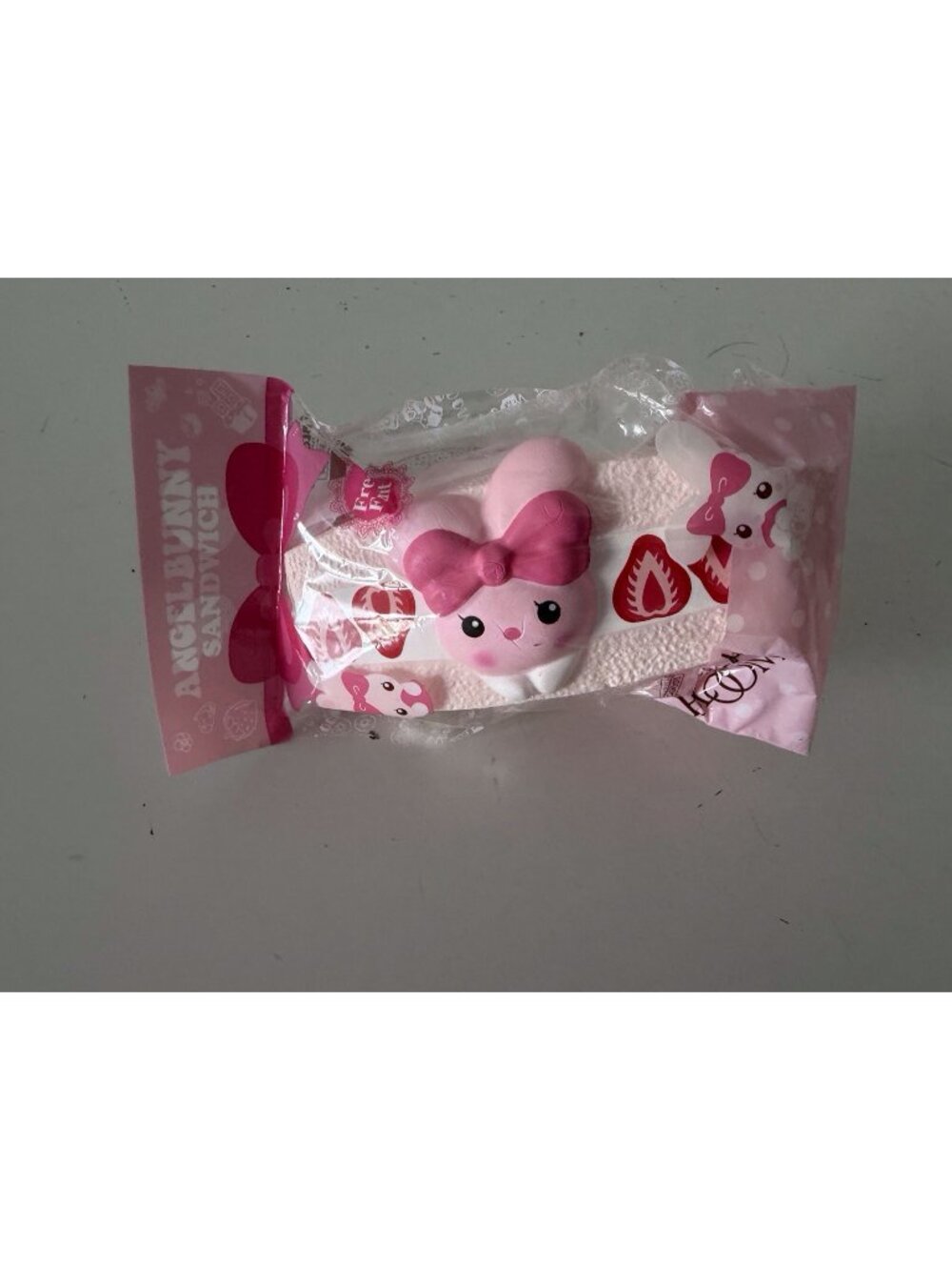 iBloom Squishy Angel Bunny Sandwich Strawberry Kawaii Soft Scented Slow Rising